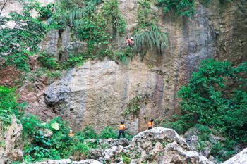 Rappel in Gruta de Xilo