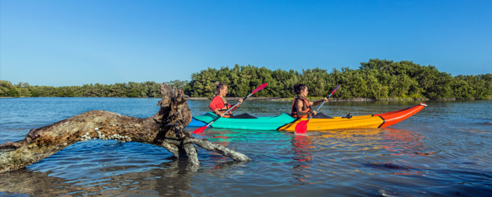 Recorre la isla en kayak