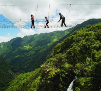 Cross the Hanging Bridge at Salto de Quetzalapan
