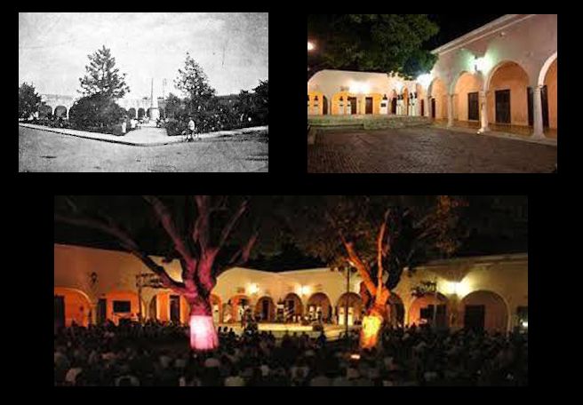 Arcos-De-Sta-Lucia-Mérida-Yucatán-noche