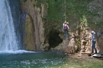 Do Rappel at Cascadas de Aconco