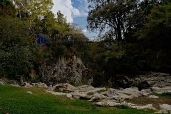 Walk Across a Hanging Bridge